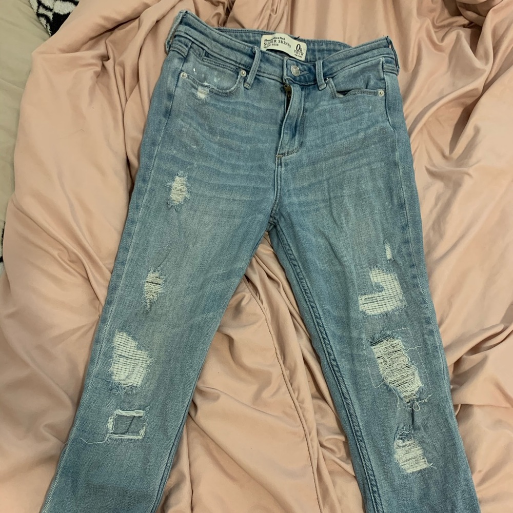 Abercrombie and Fitch Super Skinny High-rise